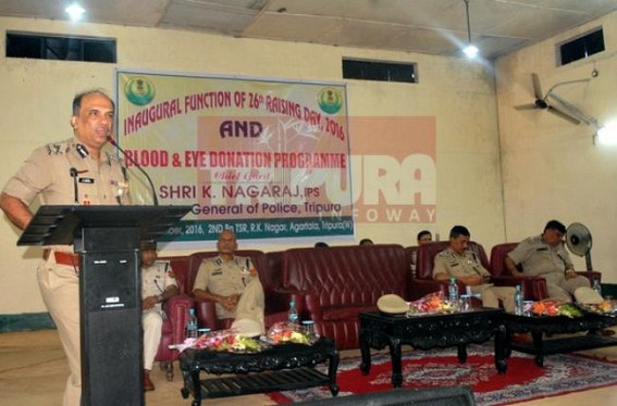 Terrorist threat prevails over NE but DGP K Nagraj claims, 'Tripura is Terrorism-Free State' Terrorist threat prevails over NE but DGP K Nagraj claims, 'Tripura is Terrorism-Free State'